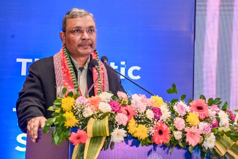 Mr. Chanchal Kumar, Secretary, MDoNER, during his address at