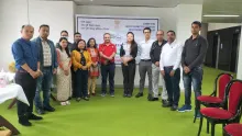 एनईसी के अधिकारी और डॉक्टर स्वास्थ्य शिविर में मौजूद थे