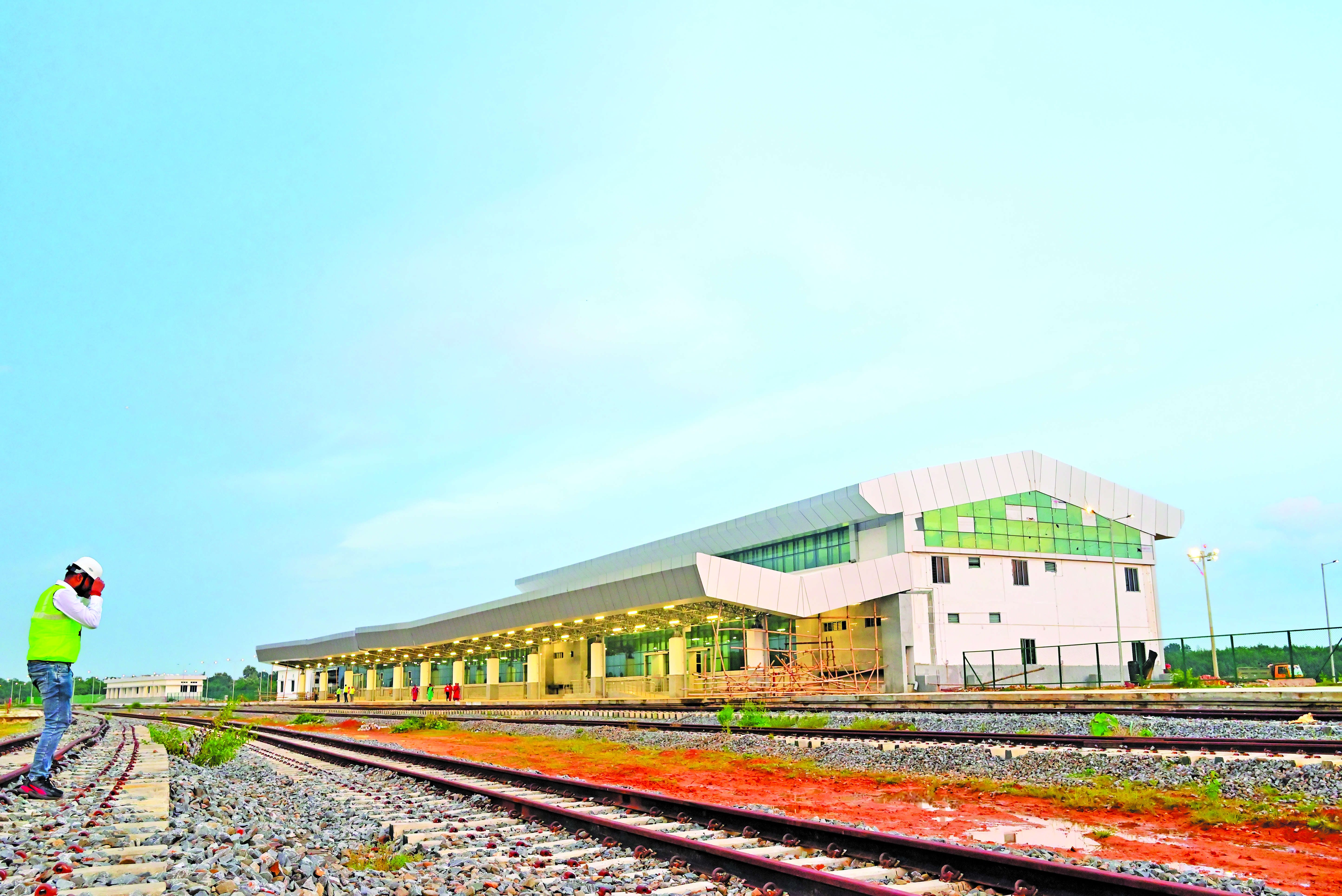 Construction of Agartala-Akhaura new rail link project (Leng