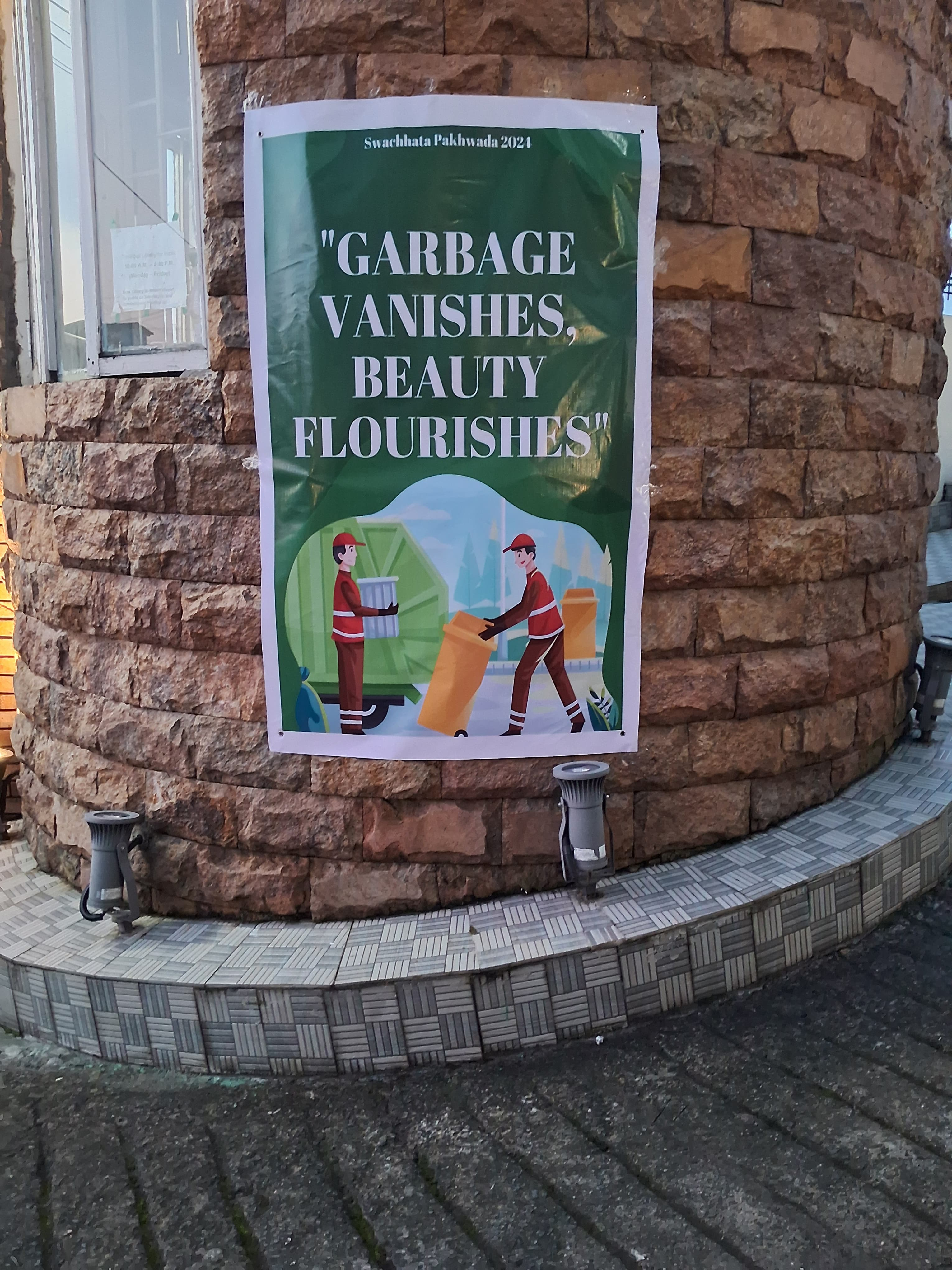 Garbage Vanishes Beauty Flourishes