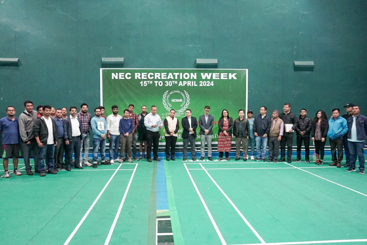 NEC Officers and Staff on the eve of opening ceremony of the