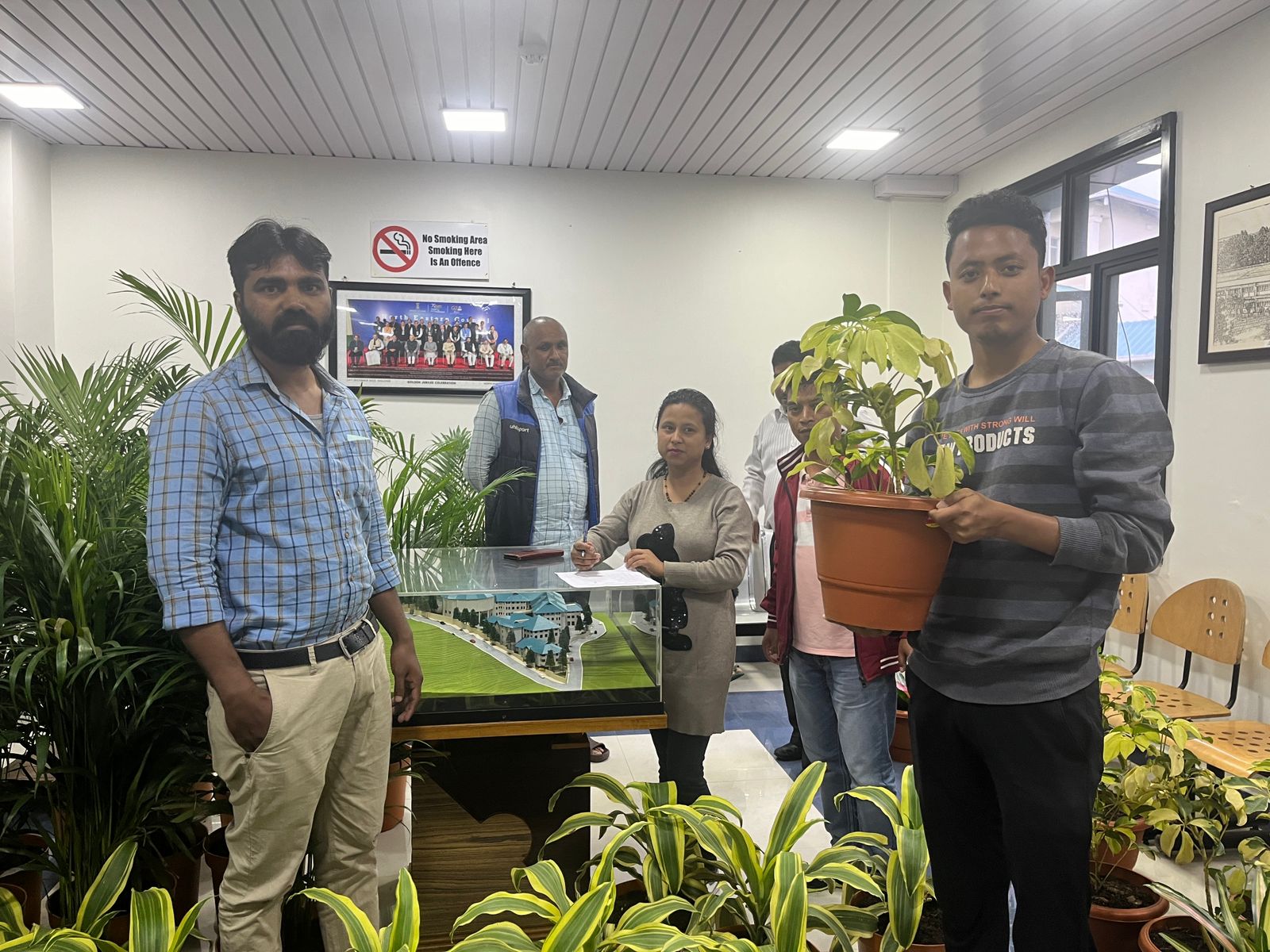 Various plants are being distributed to different sectors