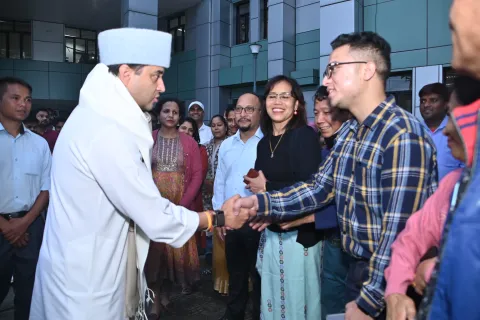 Union Minister, DoNER Sh. Jyotiraditya M. Scindia is interacting with NEC Officials
