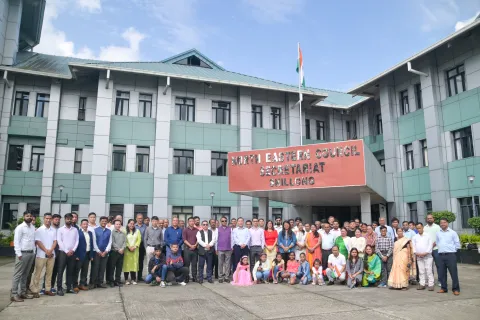 A group photo of NEC Officials
