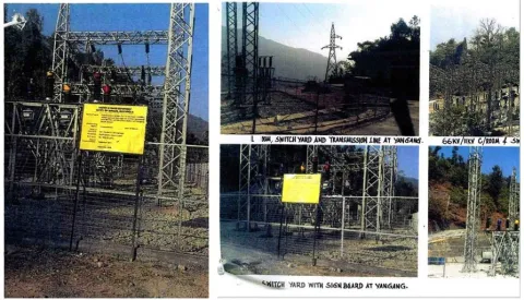 Construction of Tran line from 132-66kV Switchyard to Central University with 66-11kV, 2x2.5MVA substation at Yangang, South Sikkim