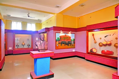 A view of the gallery in the Don Bosco Community Information Centre Museum in Shillong
