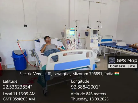 Establishment of Dialysis Unit at 50 Bedded hospital lawngtlai, Mizoram