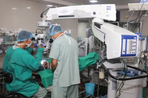 Modernization of Technology of Sri Sankardeva Nethralaya for precision eye care and ophthalmic education by SSN, Guwahati