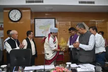 Union Minister, DoNER Sh. Jyotiraditya M. Scindia is being p