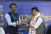 Minister of DoNER Sh. Jyotiraditya M. Scindia receiving a me