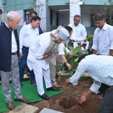 Union Minister, DoNER Sh. Jyotiraditya M. Scindia is planti