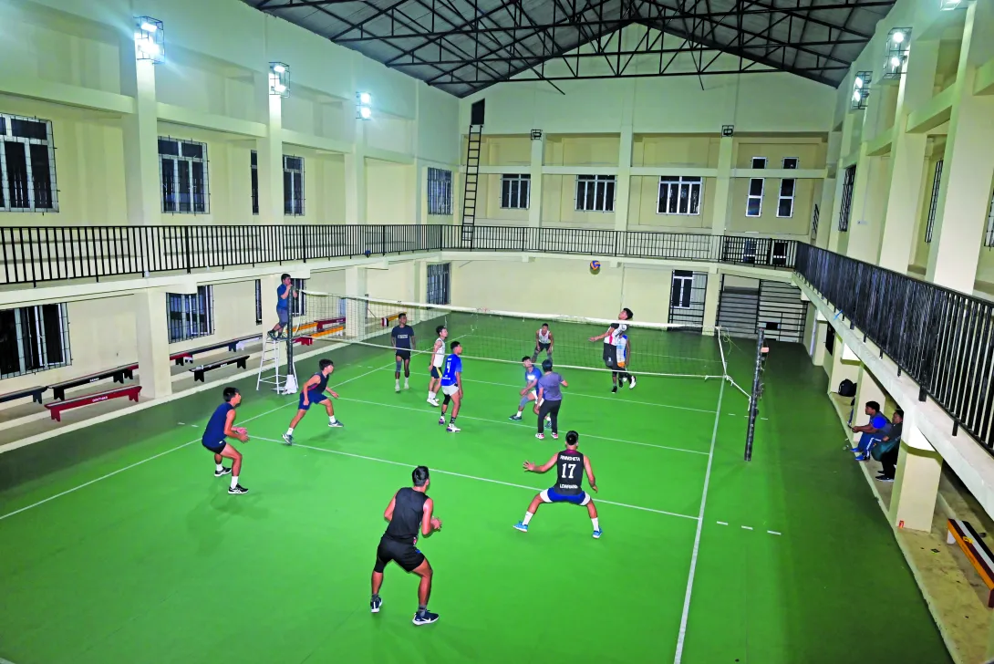 Construction of Multipurpose Sports Complex at Aizawl West J