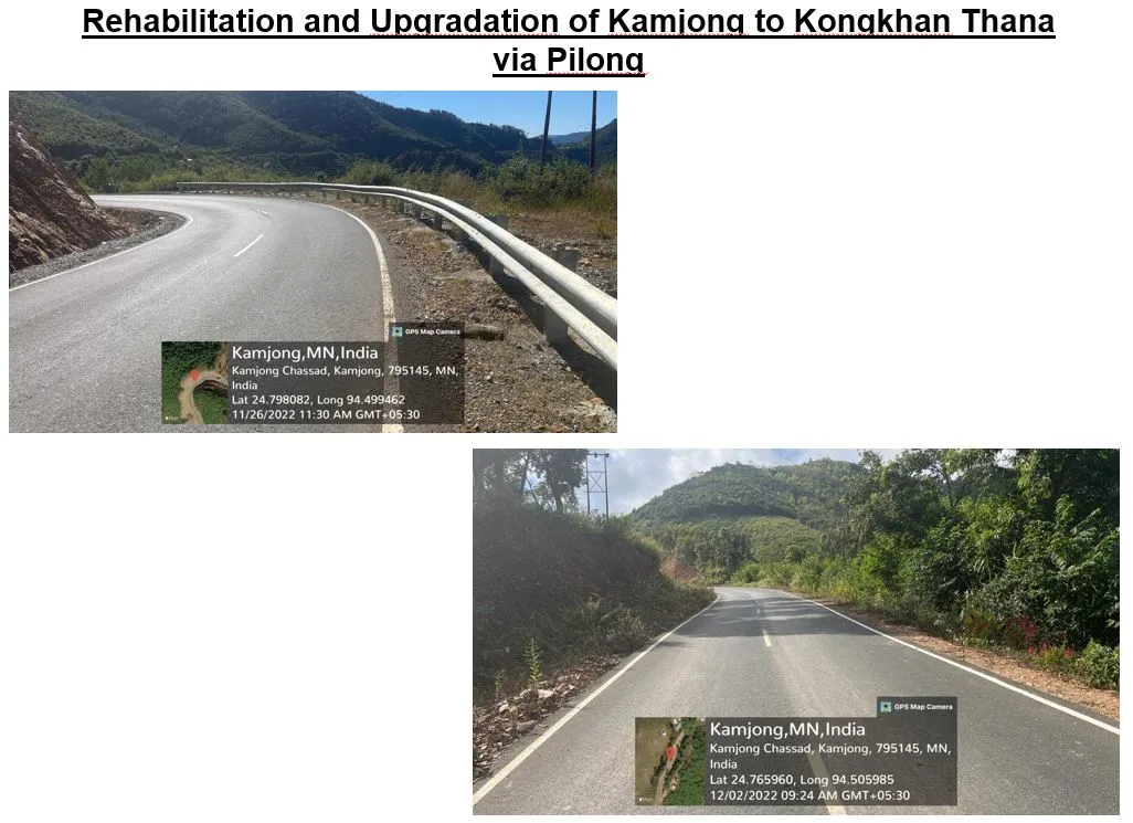 Rehabilitation and Upgradation of Kamjong to Kongkhan Thana