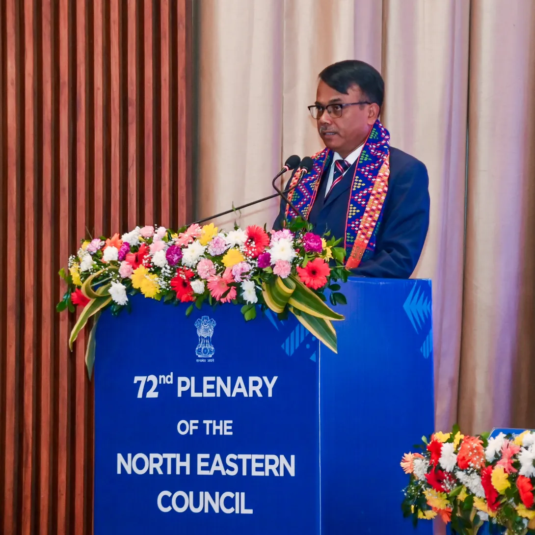 Mr. Angshuman Dey, Secretary, NEC, welcoming the dignitaries