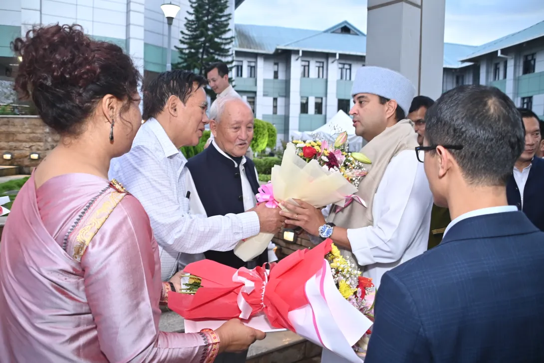 Union Minister, DoNER Sh. Jyotiraditya M. Scindia is being w