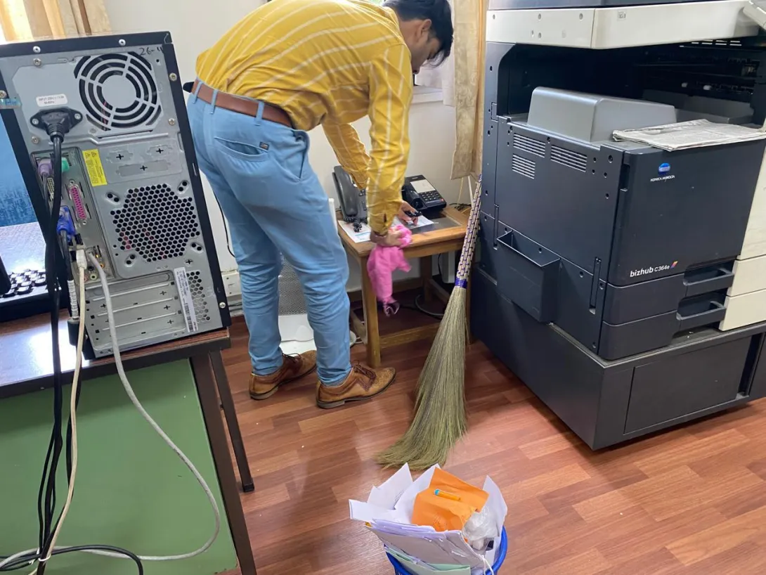 17th May, 2024 - Cleaning and sanitization